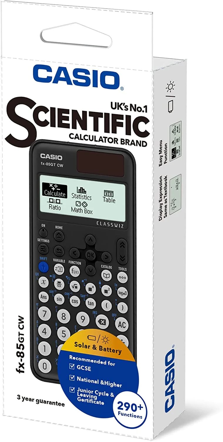 CASIO SCIENTIFIC CALCULATOR (FX85GTCW)